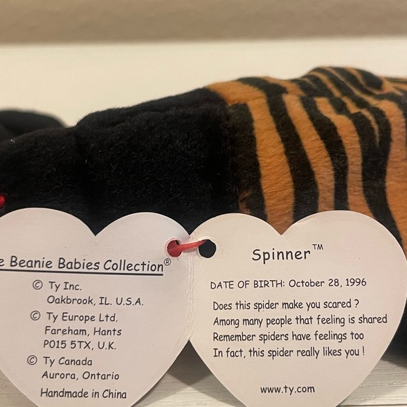 Ty Beanie Babies - Spinner the Spider - Picture 5 of 5